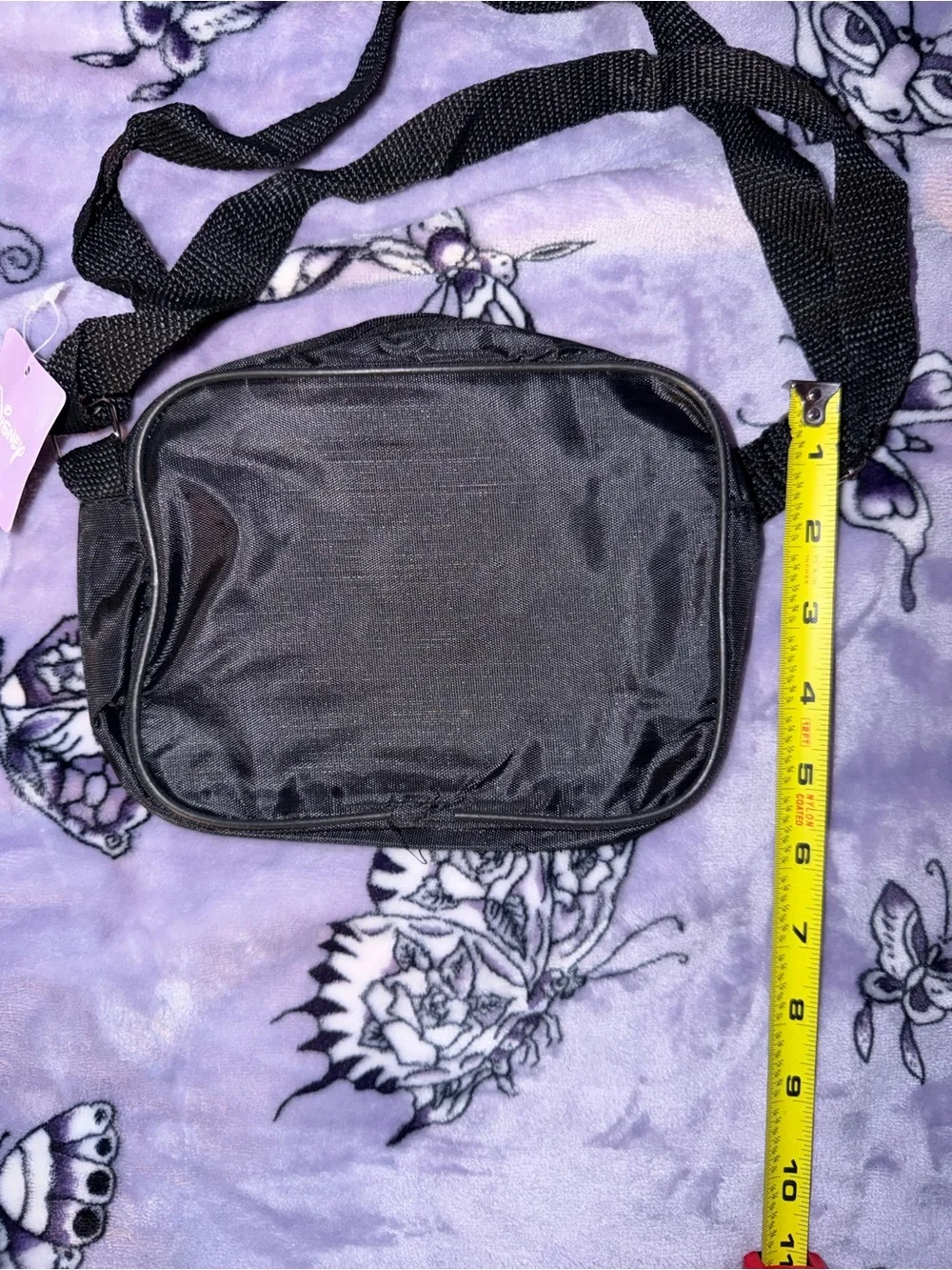 Y2K Disney Winnie the Pooh Black Mini Crossbody Bag Retro 2000s